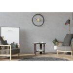 Βοηθητικό τραπέζι Morse ανθρακί μελαμίνη 40x40cm ed8570