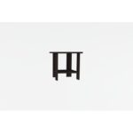 Βοηθητικό τραπέζι Morse ανθρακί μελαμίνη 40x40cm ed8570 - Image 4