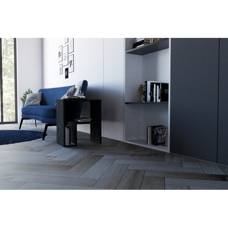 8571_0-800x800 Βοηθητικό τραπέζι σαλονιού Abba ανθρακί μελαμίνη 52x30x45cm ed8571 - Image 1