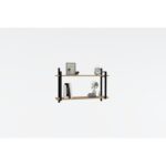 Ράφι τοίχου Abat Sapphire Oak μελαμίνη 90x60x22cm ed8572 - Image 3