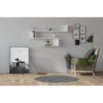 Ραφιέρα Penne άσπρο μελαμίνη 120x20x71εκ ed8577