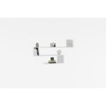 Ραφιέρα Penne άσπρο μελαμίνη 120x20x71εκ ed8577 - Image 4