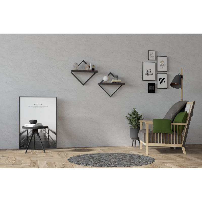 8578_0-800x800 Ραφιέρα Sezo ανθρακί μελαμίνη 42 4x15x42 4εκ ed8578 - Image 1