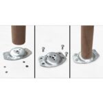 Γραφείο Fabio λευκό 120x60x77cm ed857 - Image 2