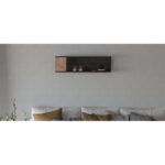 Ραφιέρα Meedo atlantic pine ανθρακί μελαμίνη 100x20x29εκ ed8580 - Image 4