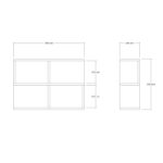 Βοηθητικό τραπέζι Many Oak 70x20x50cm μελαμίνη ed8586 - Image 2