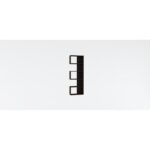 Βιβλιοθήκη Nebu ανθρακί μελαμίνη 51 8x150cm ed8592 - Image 3