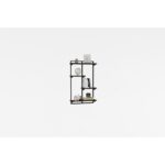 Ράφι τοίχου Dodo ανθρακί μελαμίνη 54x15x90cm ed8593 - Image 4