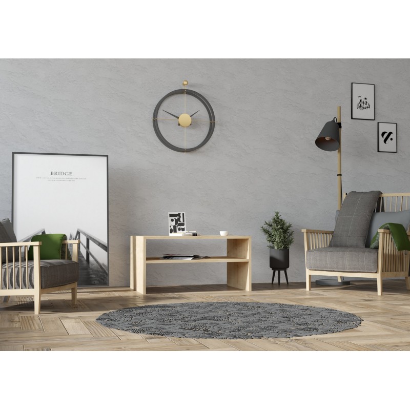 8596_0-800x800 Τραπέζι σαλονιού Castor δρυς μελαμίνη 80x40x50εκ ed8596 - Image 1