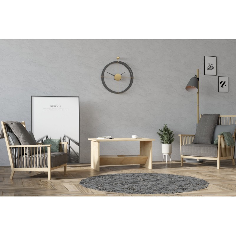 8598_0-800x800 Τραπέζι σαλονιού Delta δρυς μελαμίνη 80x50x40εκ ed8598 - Image 1