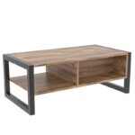 Τραπεζάκι σαλονιού la chatt χρώματος atlantic pine μαύρο 105x55x40cm ed85 - Image 4