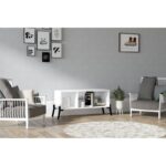 Βιβλιοθήκη Gordes άσπρο μελαμίνη 30x30x101εκ ed8604