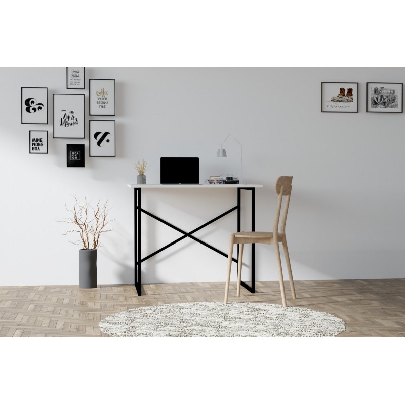 8605_0-800x800 Γραφείο Addis Black μοριοσανίδα 90x56x76cm ed8605 - Image 1