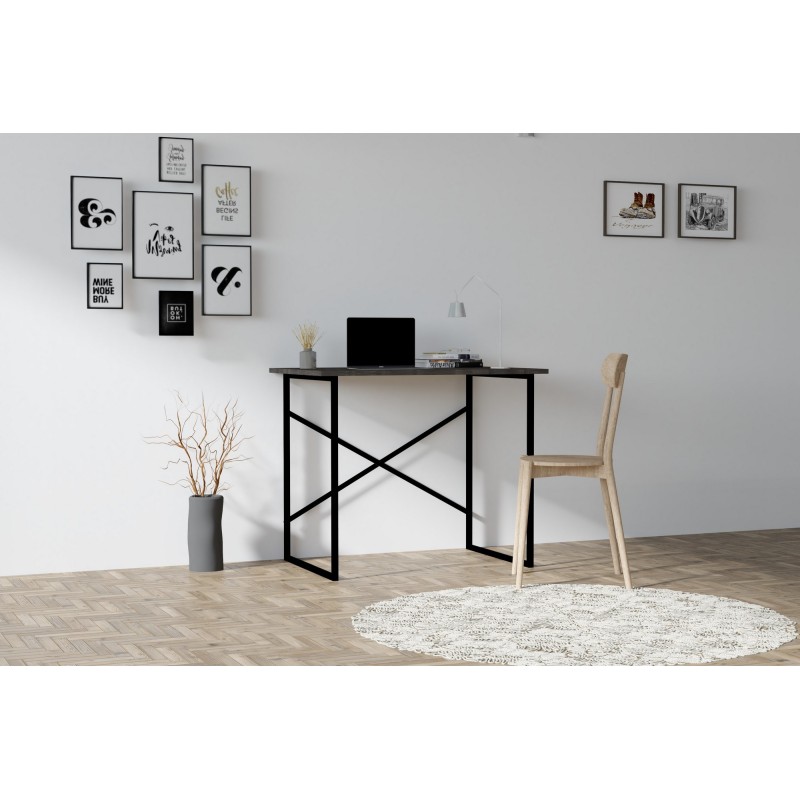 8606_0-800x800 Γραφείο Addis Walnut μοριοσανίδα 90x56x76cm ed8606 - Image 1