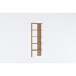 Βιβλιοθήκη Eze δρυς μελαμίνη 51x21x160εκ ed8607 - Image 3