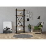 Βιβλιοθήκη Kinder δρυς μελαμίνη 72x25x170εκ ed8609