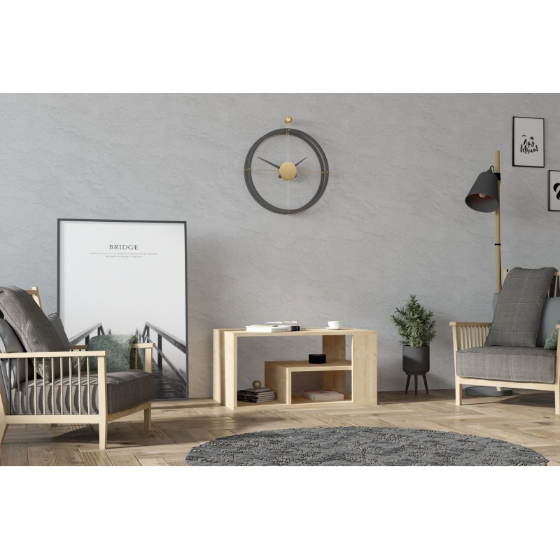 8613_0-800x800 Τραπέζι σαλονιού Eros δρυς μελαμίνη 80x40x50εκ ed8613 - Image 1