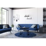 Τραπέζι σαλονιού Wengen ανθρακί μελαμίνη 60x40x52εκ ed8615