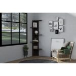 Βιβλιοθήκη Bled ανθρακί μελαμίνη 40x24x160εκ ed8625