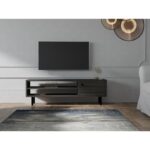Έπιπλο τηλεόρασης Avila ανθρακί 120x30x38cm ed8639