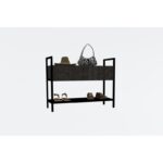 Παπουτσοθήκη ραφιέρα Narden ανθρακί μελαμίνη 90x34x70cm ed8641 - Image 4