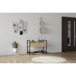 Παπουτσοθήκη ραφιέρα Narden Sapphire μελαμίνη 90x34x70cm ed8642 - Image 4