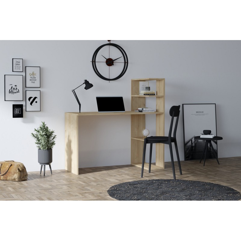8646_0-800x800 Γραφείο Linea Oak χρώμα 121x51x75cm μελαμι΄νη ed8646 - Image 1