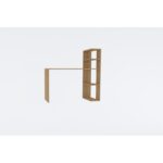 Γραφείο Linea Oak χρώμα 121x51x75cm μελαμι΄νη ed8646 - Image 3