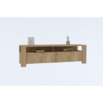 Έπιπλο τηλεόρασης Combe Sapphire Oak 140x40x40cm ed8656 - Image 4