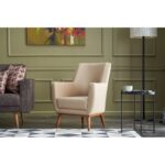 Πολυθρόνα Germo κρεμ 74x75x80cm ed8692