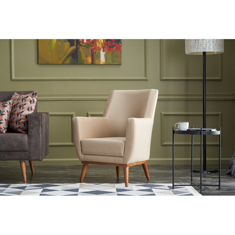 8692_0-800x800 Πολυθρόνα Germo κρεμ 74x75x80cm ed8692 - Image 1