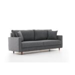 Καναπές τριθέσιος Eva γκρι 210x90x82cm ed8719 - Image 4