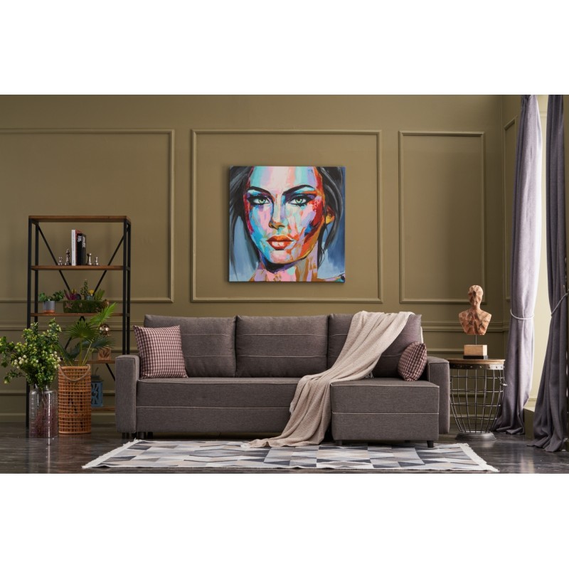 8737_0-800x800 Γωνιακός καναπές Ece Right καφέ 242x90x88cm ed8737 - Image 1