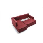 Γωνιακός καναπές Ece Left κεραμιδί 242x90x88cm ed8738 - Image 3