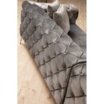 Γωνιακός καναπές Como Left ανθρακί 270x90x73cm ed874 - Image 5