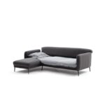 Γωνιακός καναπές Venus L ανθρακί 265x163x80cm ed8756 - Image 4