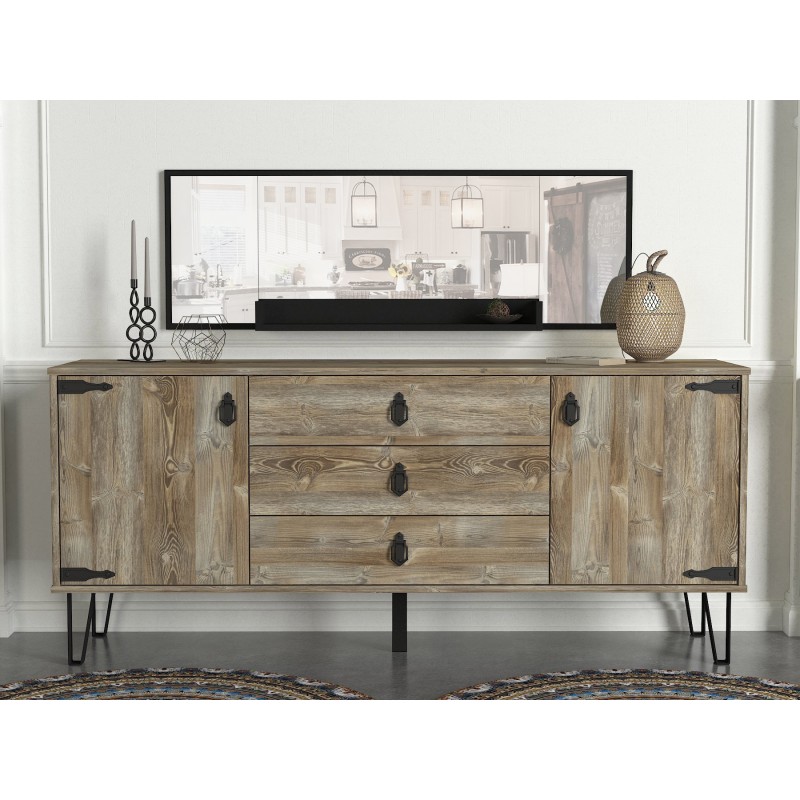 893_0-800x800 Κονσόλα Alora μπεζ χρώματος 180x45x78cm ed893 - Image 1