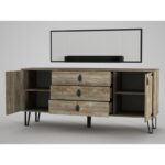 Κονσόλα Alora μπεζ χρώματος 180x45x78cm ed893 - Image 3