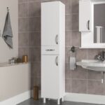 Ντουλάπι μπάνιου Monza χρώμα λευκό 35x31 3x179 ed898