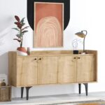 Μπουφέ Alya 150x40x80cm μελαμίνη ed903