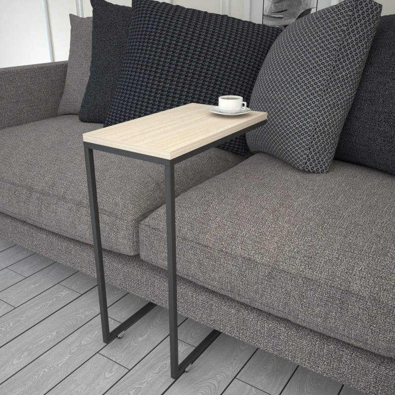 9086_0-800x800 Βοηθητικό τραπέζι Calais Oak 46x26x62cm ed9086 - Image 1