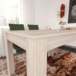 Τραπέζι Single 120x80x78cm μελαμίνη Oak ed9092 - Image 5
