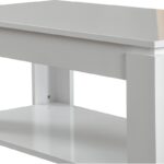 Τραπέζι σαλονιού Shelf άσπρο μελαμίνη 104x56x47εκ ed9094 - Image 3