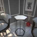 Βοηθητικό τραπέζι Cita Marmo 40x35x62cm ed9095 - Image 5