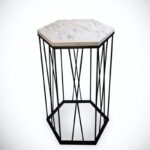 Βοηθητικό τραπέζι Cita Marmo 40x35x62cm ed9095 - Image 3