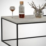 Τραπέζι σαλονιού Zinus Sea Oak μελαμίνη μεταλλικά πόδια 95x55x43εκ ed9098 - Image 5