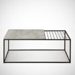 Τραπέζι σαλονιού Zinus Sea Oak μελαμίνη μεταλλικά πόδια 95x55x43εκ ed9098 - Image 4