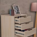 Συρταριέρα Flow δρυς μελαμίνη 44x40x130εκ ed9117 - Image 5