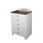 Συρταριέρα Gazel μελαμίνη 65x46x102cm ed9130 - Image 3