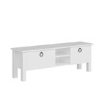Έπιπλο τηλεόρασης Rose λευκό 140x35x44 8cm ed9148 - Image 4